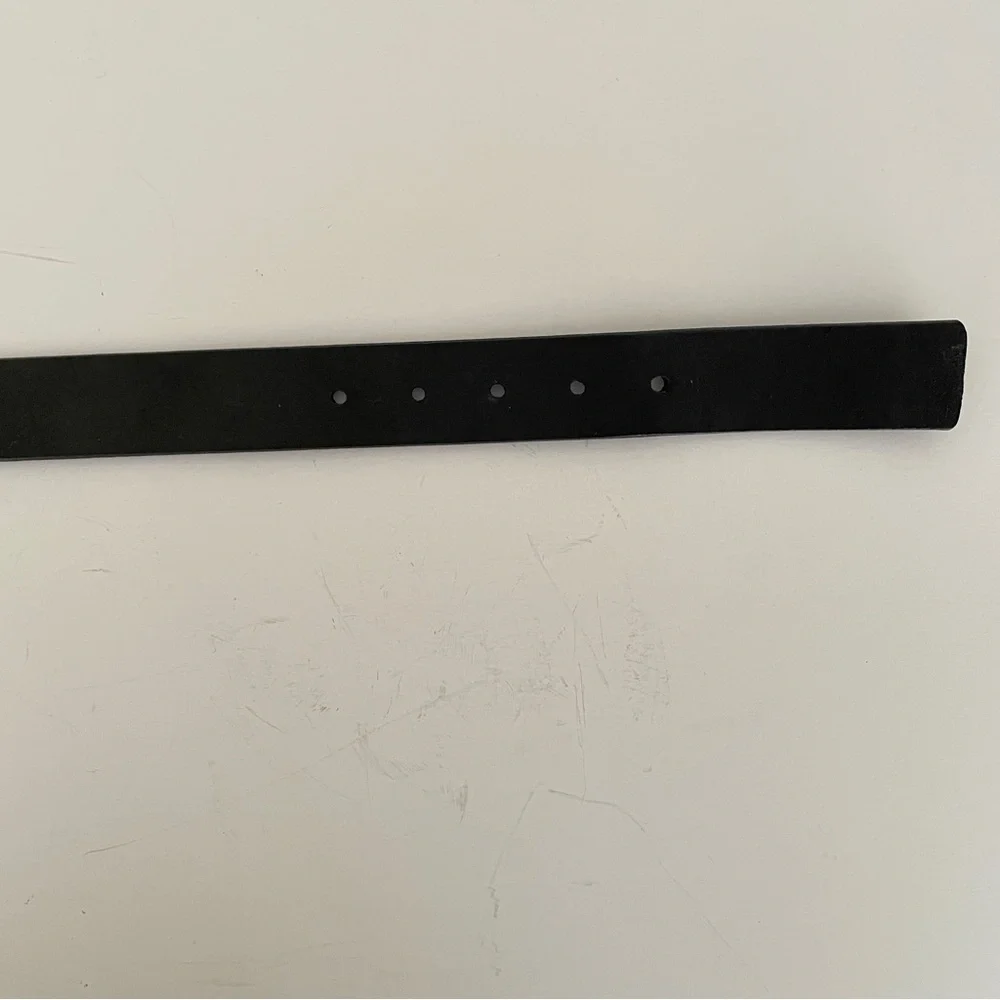 Levi's Belt Boy's Large 30-32 Bonded Black Leather Metal Buckle 12LV0242